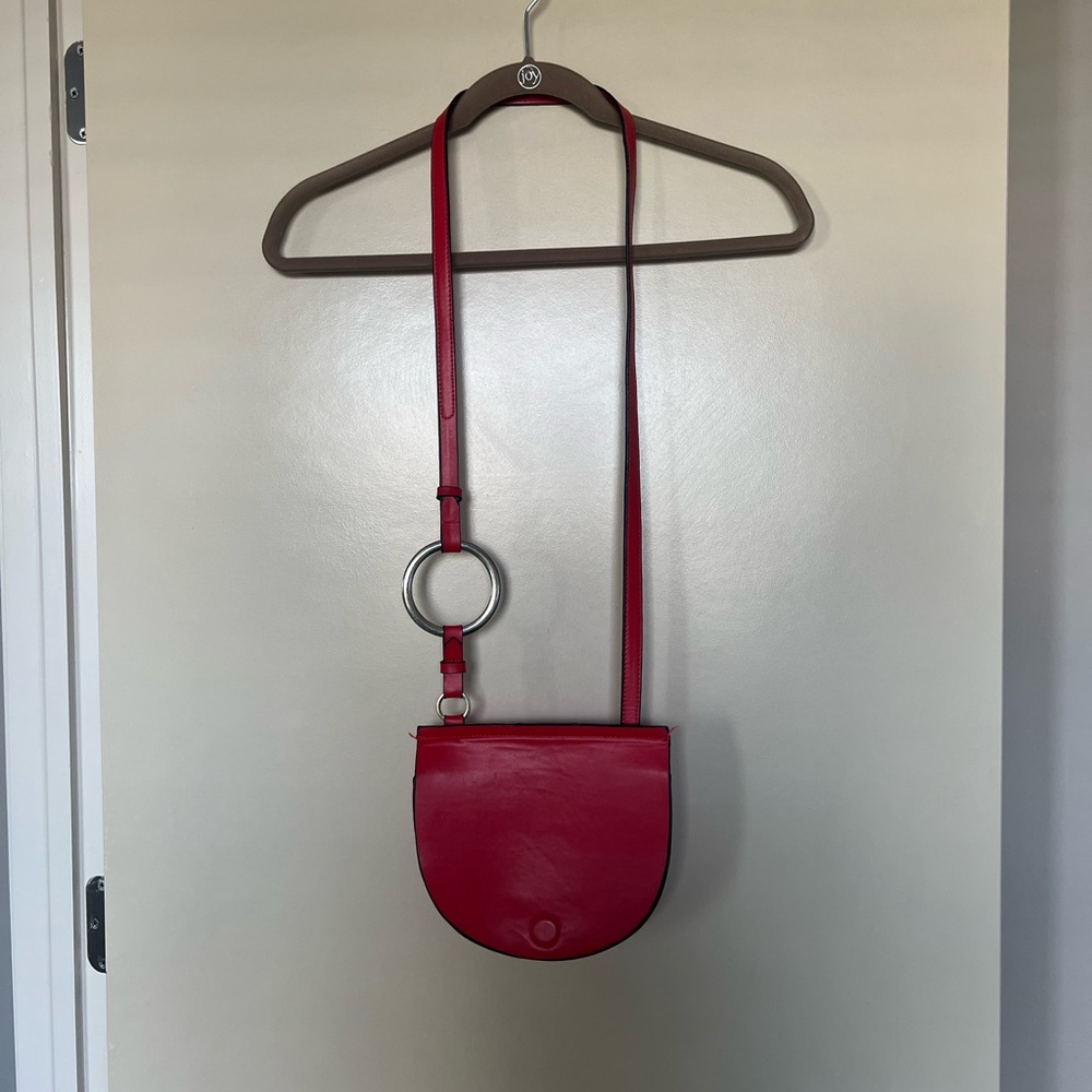 Red Zara purse